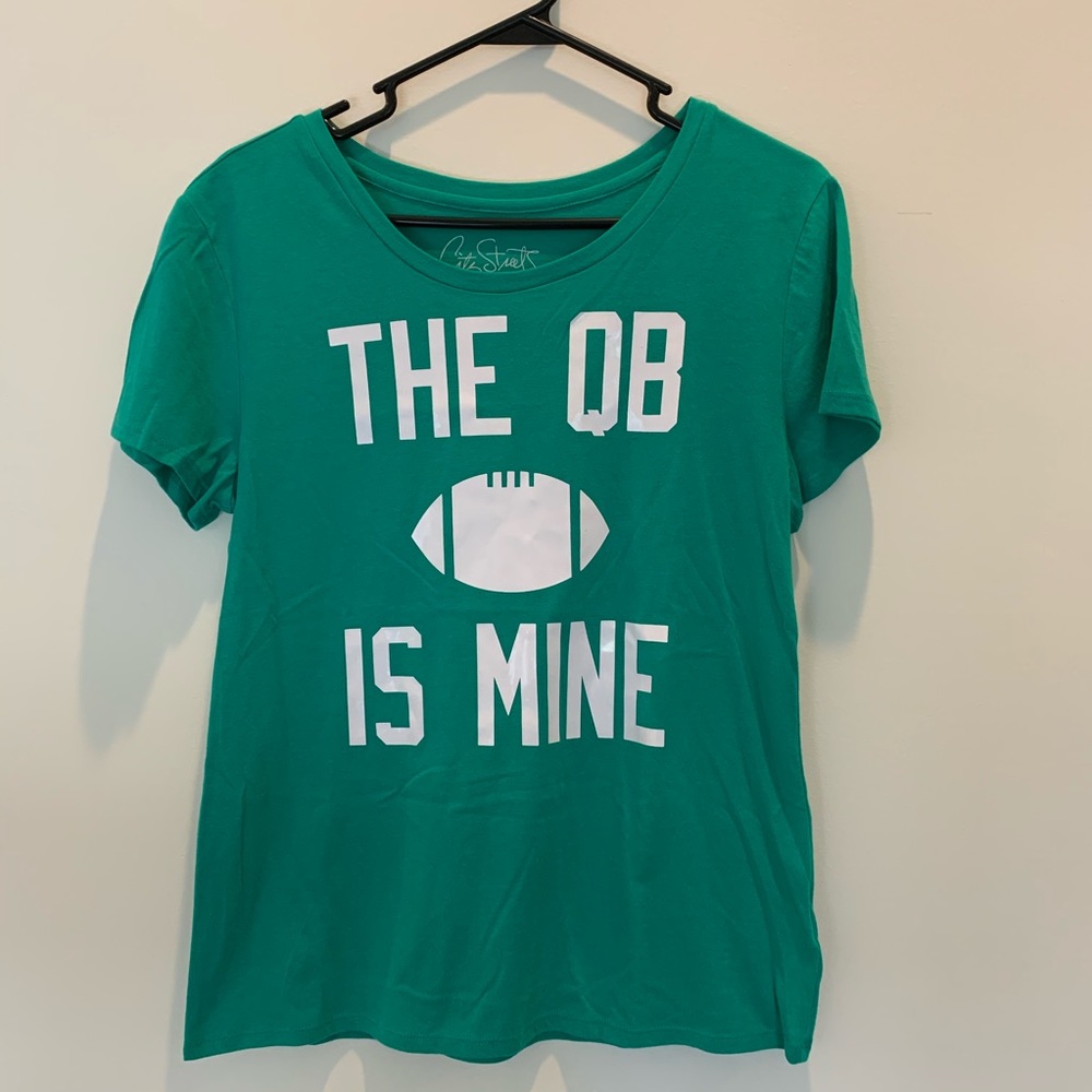Green “The Quarterback is Mine” T-Shirt
